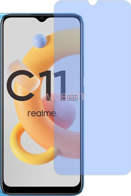 MOBART Tempered Glass Guard for REALME C11 (2021) (Impossible AntiBlue Light)(Pack of 1)
