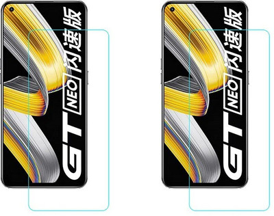 Bodoma Tempered Glass Guard for Realme GT Pack of 2(Pack of 2)