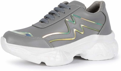 Furiozz Sneaker For Women Running Shoes For Women(Grey , 6)