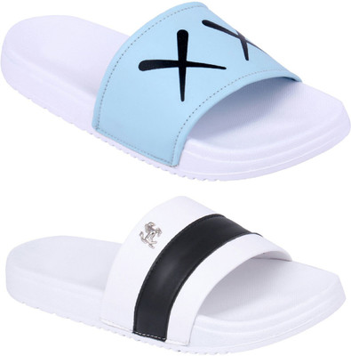 Shoe Fellow Men Slides(Multicolor , 9)