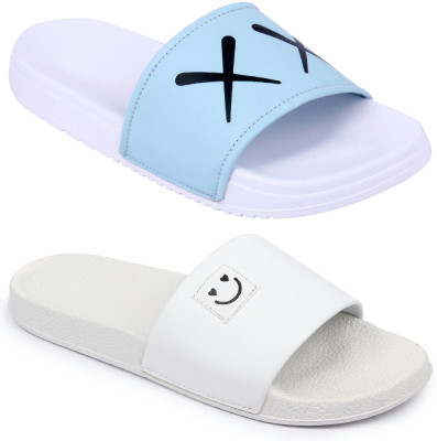 PERY-PAO Men Slides(Multicolor , 8)