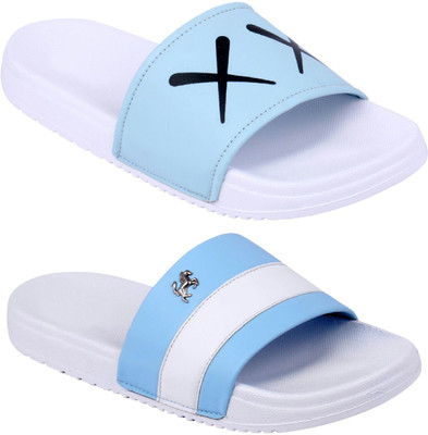 PERY-PAO Men Slides(Multicolor , 7)