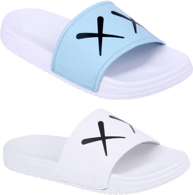 Shoe Fellow Men Slides(Multicolor , 9)