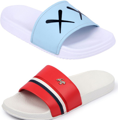 PERY-PAO Men Slides(Multicolor , 11)