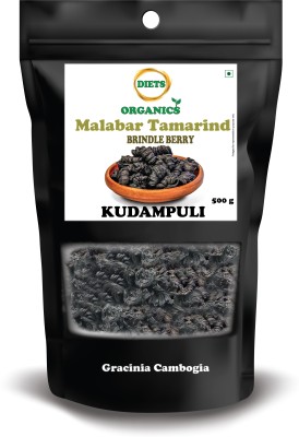 DIETS ORGANICS Malabar tamarind, kudampuli | Garcinia Cambogia for weight loss-500G(500 g)