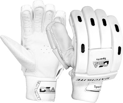 D.S.A SPORTS MATCHLITE SUPER WHITE Batting Gloves(White)