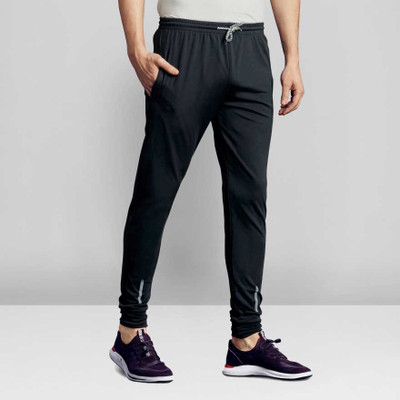 dioxfg Solid Men Black Track Pants