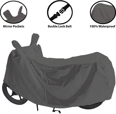 Reshvi World Two Wheeler Cover for Mahindra(Gusto 125, Grey)