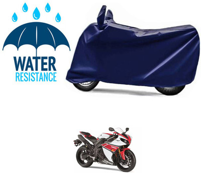 RONISH Waterproof Two Wheeler Cover for Yamaha(YZF-R1, Blue)