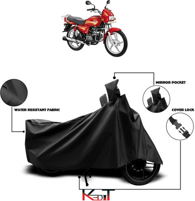 KEDIT Waterproof Two Wheeler Cover for Hero(Splendor NXG, Black)