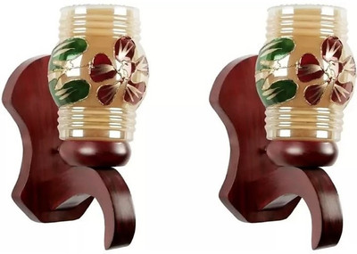 Guptas decore Uplight Wall Lamp Without Bulb(Pack of 2)