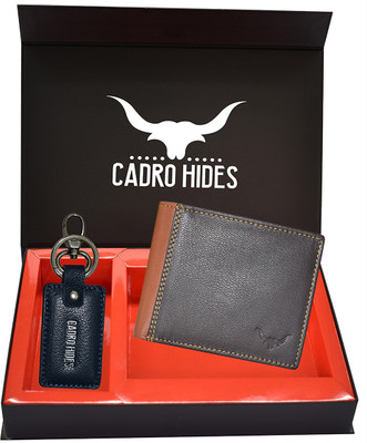 cadrohides Men Casual Multicolor Genuine Leather Wallet(8 Card Slots, Pack of 2)