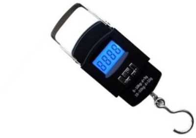 Qozent Portable Digital Luggage Scale with Metal Hook,hanging scale 50kg Weighing Scale(Black)