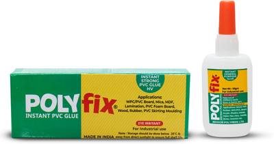 POLYFIX WPC Glue &amp; PVC Glue (WPC Foam Board Instant Adhesive) 50 gm Adhesive  (50 g)