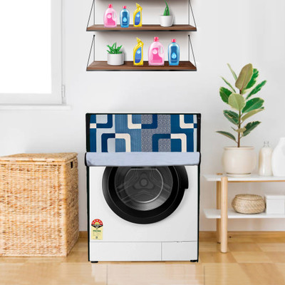 Star Weaves Front Loading Washing Machine  Cover(Width: 69 cm, Blue)
