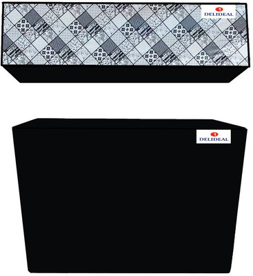 Delideal Air Conditioner  Cover(Width: 43 cm, Blue)