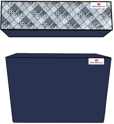 Delideal Air Conditioner  Cover(Width: 46 cm, Blue)