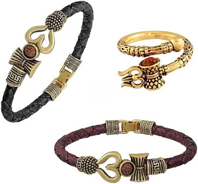 Collection Route Alloy Beads Bracelet(Pack of 3)