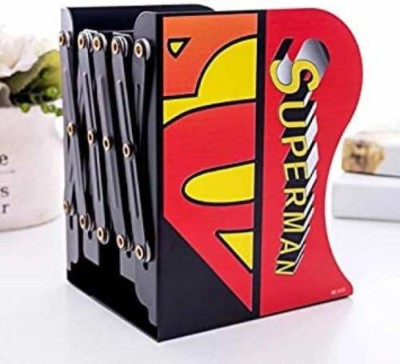 Kaushiki Enterprises Avengers Superman Theme Book Holder Organiser Cast Iron Wall Shelf(Number of Shelves - 3, Black)