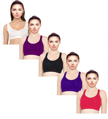 VEE SAA Women Sports Non Padded Bra(Multicolor)