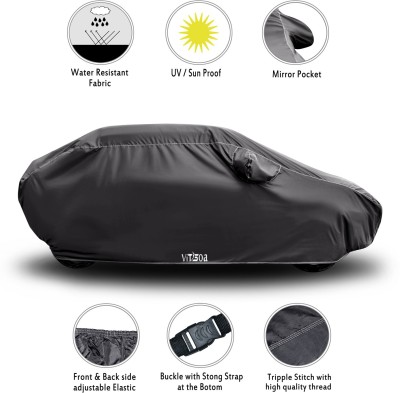 VITSOA Car Cover For BMW M6 (With Mirror Pockets)(Grey)