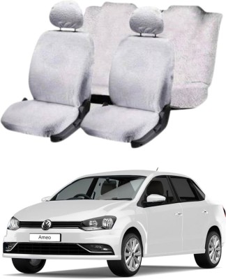 Chiefride Cotton Car Seat Cover For Volkswagen Ameo(All Detachable Headrest, With Back Seat Arm Rest, 5 Seater, 2 Back Seat Head Rests)