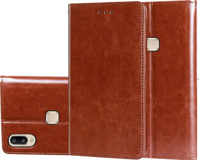 Unistuff Back Cover for Vivo Y95, Vivo Y93, Vivo Y91(Brown, Dual Protection, Pack of: 1)