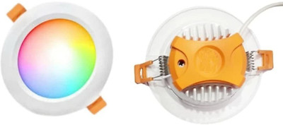 Nightstar 9w 3 Colour in 1 (RED/BLUE/PINK) Ceiling Light 1 Pc Recessed Ceiling Light Ceiling Lamp(Multicolor)
