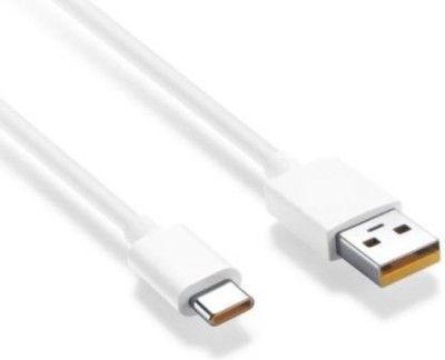 Gadget Zone USB Type C Cable 6 A 1 m OEM VOOC TYPE C SUPPORT DL133(Compatible with VOOC/DASH/DART, ONEPLUS/OPPO/REALME, White, Yellow, One Cable)