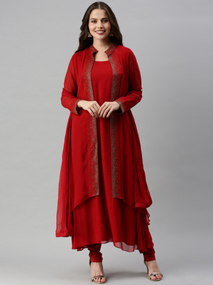 soch Women Kurta Churidar Ethnic Jacket Set