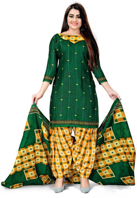Kkrish Cotton Blend Printed Salwar Suit Material