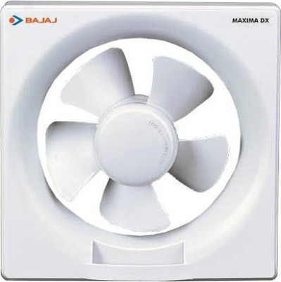 BAJAJ Maxima 200mm Exhaust Fan 200 mm Anti Dust 5 Blade Exhaust Fan (White, Pack of 1)