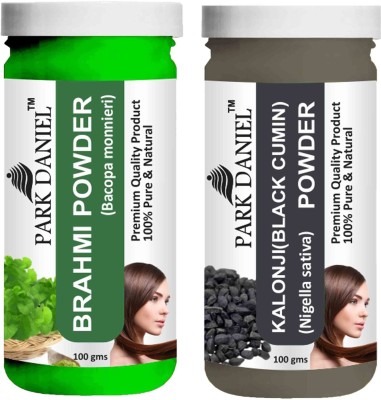 PARK DANIEL Hair Care Combo Of Brahmi Powder & Kalonji(Black Cumin) Powder Combo Pack of 2 Bottles of 100 gm (200 gm )(2 Items in the set)