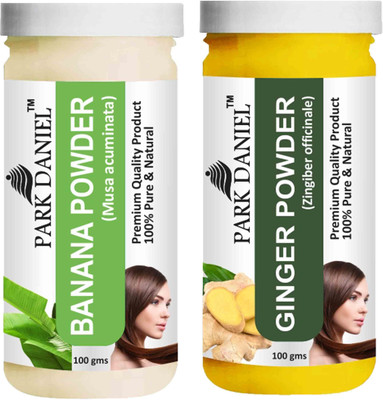 PARK DANIEL Pure & Natural Banana Powder & Ginger Powder Combo Pack of 2 Bottles of 100 gm (200 gm )(200 ml)