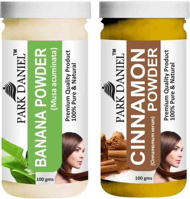 PARK DANIEL Hair Care Combo Of Banana Powder & Cinnamon Powder Combo Pack of 2 Bottles of 100 gm (200 gm )(2 Items in the set)