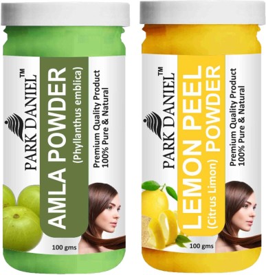 PARK DANIEL Hair Care Combo Of Amla Powder & Lemon Peel Powder Combo Pack of 2 Bottles of 100 gm (200 gm )(2 Items in the set)