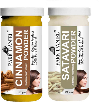 PARK DANIEL Hair Care Combo Of Cinnamon Powder & Satavari Powder Combo Pack of 2 Bottles of 100 gm (200 gm )(2 Items in the set)