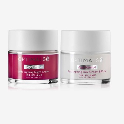 Oriflame OPTIMALS Age Revive Anti-Ageing Day and Night Cream Combo(100 ml)