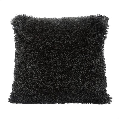 Catchyx Cart Microfibre Solid Cushion Pack of 1(Black)