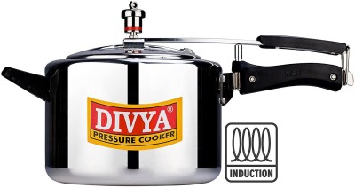 Divya Gold 5 L Induction Bottom Pressure Cooker(Aluminium)