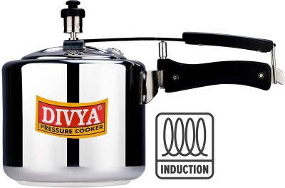 Divya Gold 3 L Induction Bottom Pressure Cooker(Aluminium)