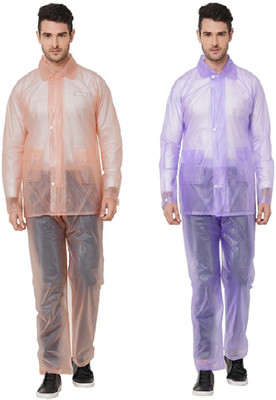Dressify Solid Men & Women Rain Suit