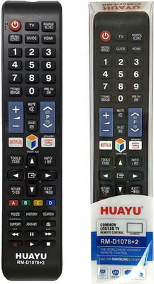 Akshita Compatible ForRM-D1078+2 HUAYU Common Smart LCD LED TV Remote Control ( Chake Image With Old Remote ) Samsung Remote Controller(Black) Akshita Compatible ForRM-D1078+2 HUAYU Common Smart LCD LED TV Remote Control ( Chake Image With Old Remote ) Samsung Remote Controller(Black)