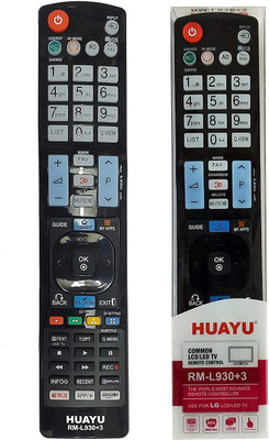 Akshita Compatible For RM-L930+3 Smart 3D LED TV HUAYU Remote Control ( Chake Image With Old Remote ) LG Remote Controller(Black) Akshita Compatible For RM-L930+3 Smart 3D LED TV HUAYU Remote Control ( Chake Image With Old Remote ) LG Remote Controller(Black)