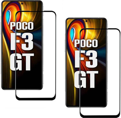 ISAAK Edge To Edge Tempered Glass for Poco F3 GT(Pack of 2)