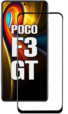 ISAAK Edge To Edge Tempered Glass for Poco F3 GT Edge to Edge, Full Glue, 11D Tempered Glass(Pack of 1)