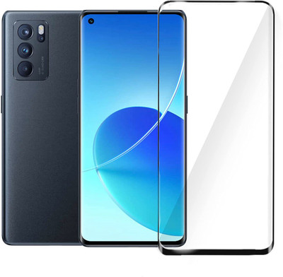 AKSHUD Edge To Edge Tempered Glass for OPPO RENO6 5G(Pack of 1)
