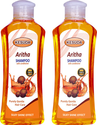 KESUDA Aritha(Ritha) Herbal 400 ml hair shampoo for Strong hair and hair Growth with Pure Ritha exract(400 ml)