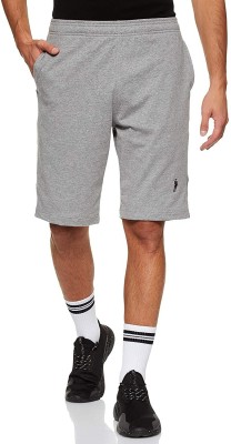 JOCKEY Solid Men Grey Regular Shorts