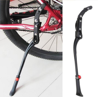 Xezon Bicycle Kickstand Aluminum Alloy Adjustable Rear Side Mount Stand Cycling Stand(Aluminium)